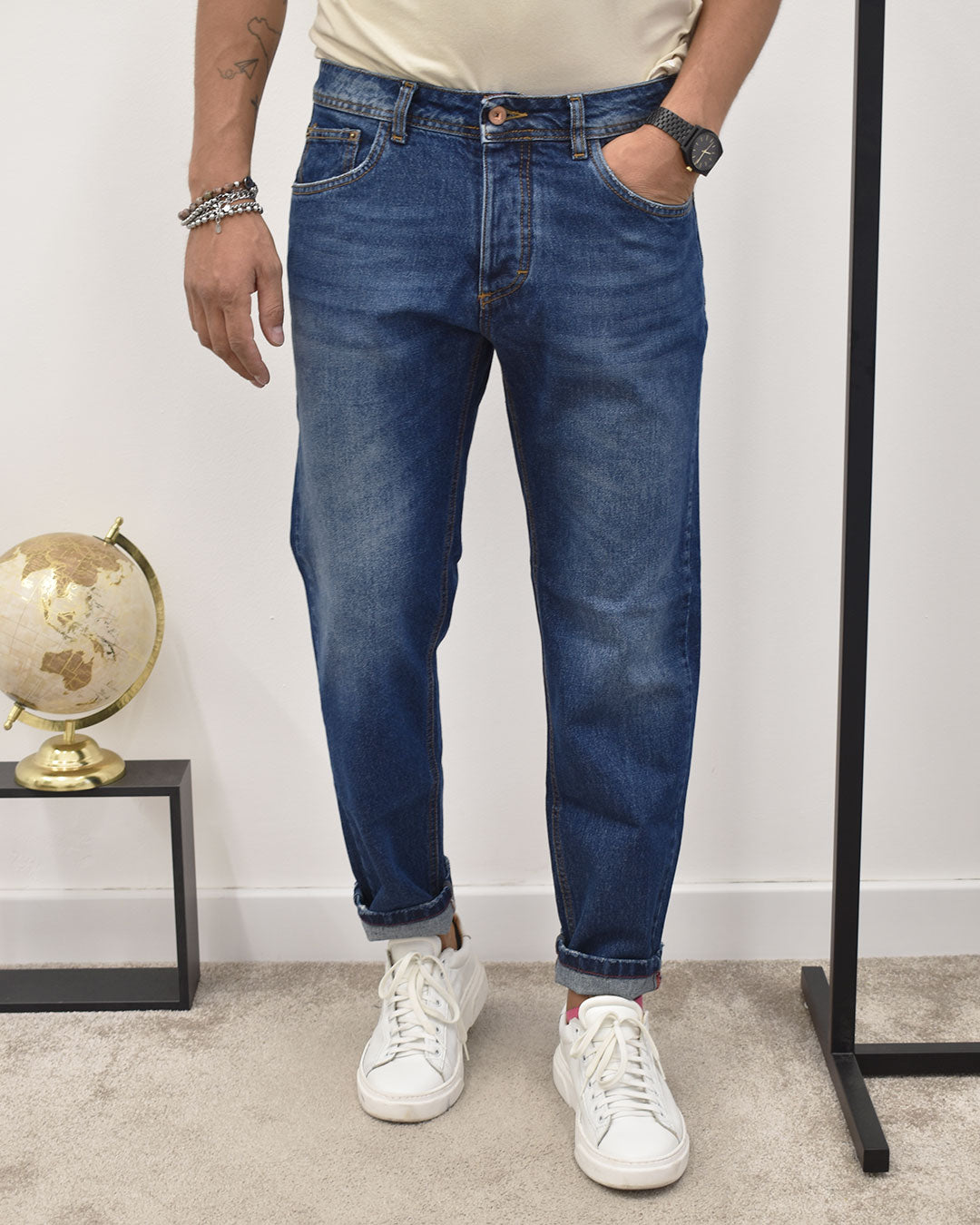 jeans carrot fit lav.med. SQUAD LOS ANGELES LAV.B4