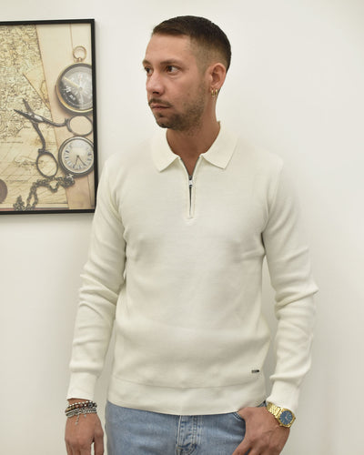 maglia polo zip GIANNI LUPO GL35133GZ