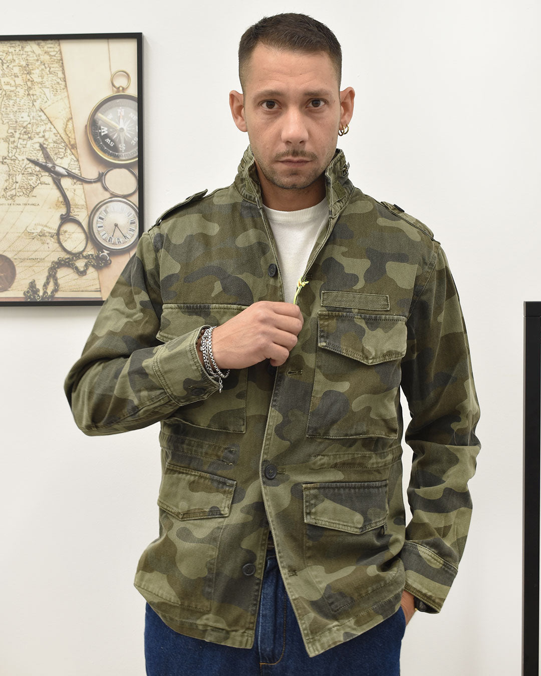 giubbotto/overshirt camouflage BLACKSUNDAY BSRY219