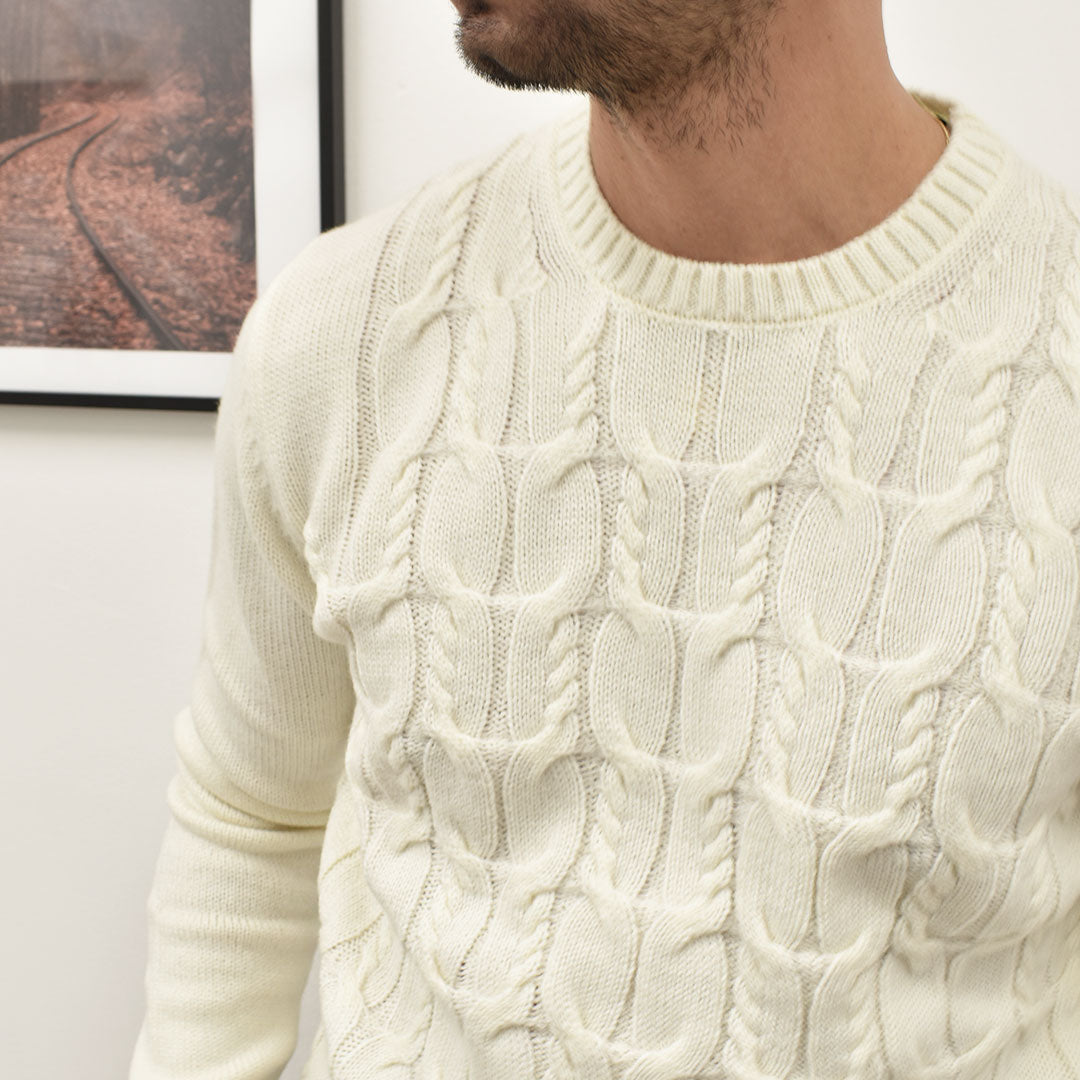 maglia girocollo trecce MARKUP MK790026