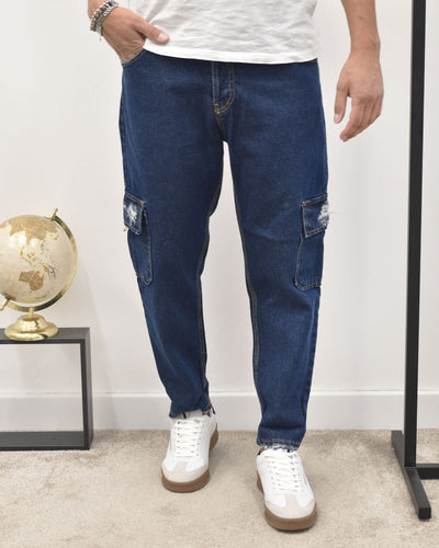 jeans cargo lav.scuro BLACKSUNDAY BELGRADO