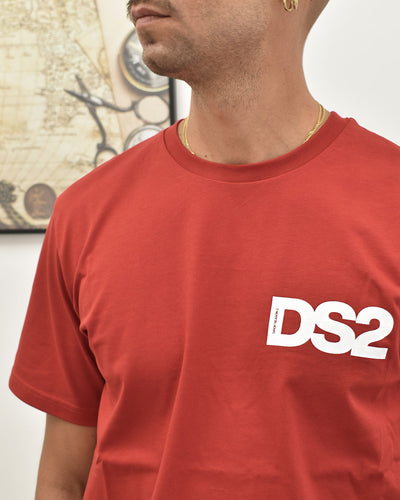 t-shirt logo laterale DS2 FW25225