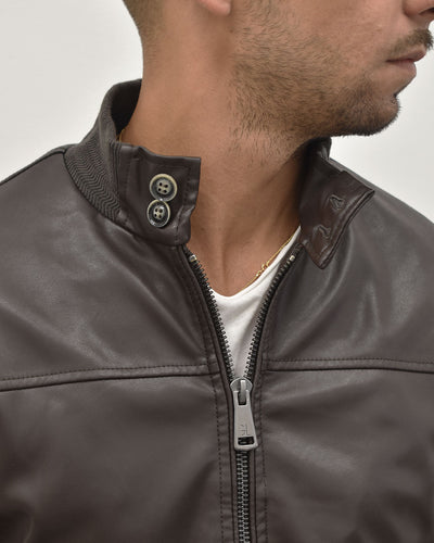 giubbotto ecopelle lupetto GIANNI LUPO GL9804-F25