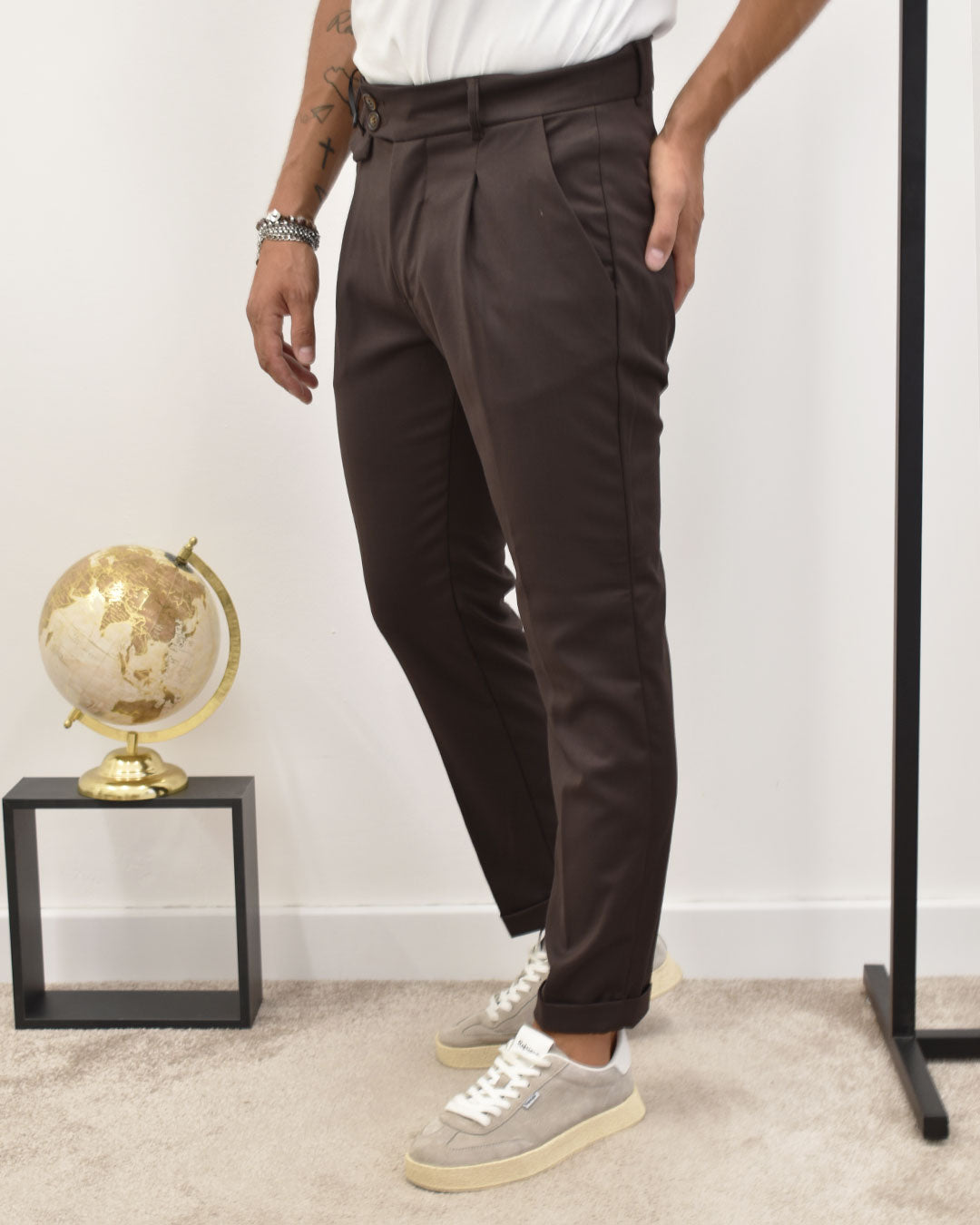 panta vita alta c/pence e risv. fisso GIANNI LUPO GN21794