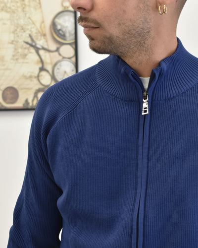 cardigan tecn. zip c.inglese OVERD-D OC1F2W5M88