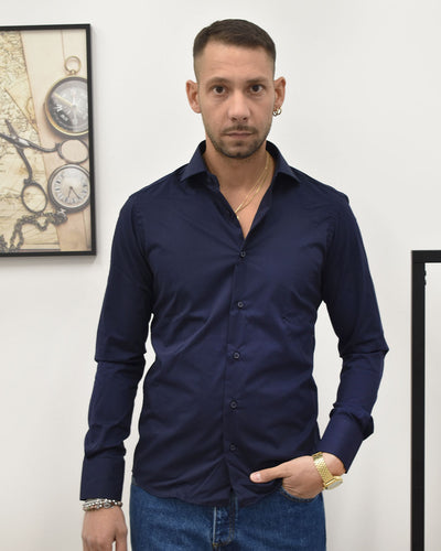 camicia basic DI BIASI GU1052R PANAREA