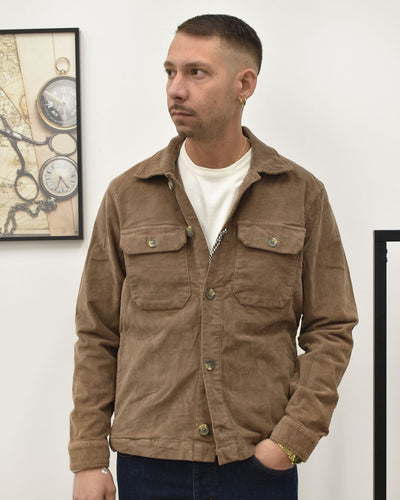 overshirt velluto B-STYLE 26W08OS