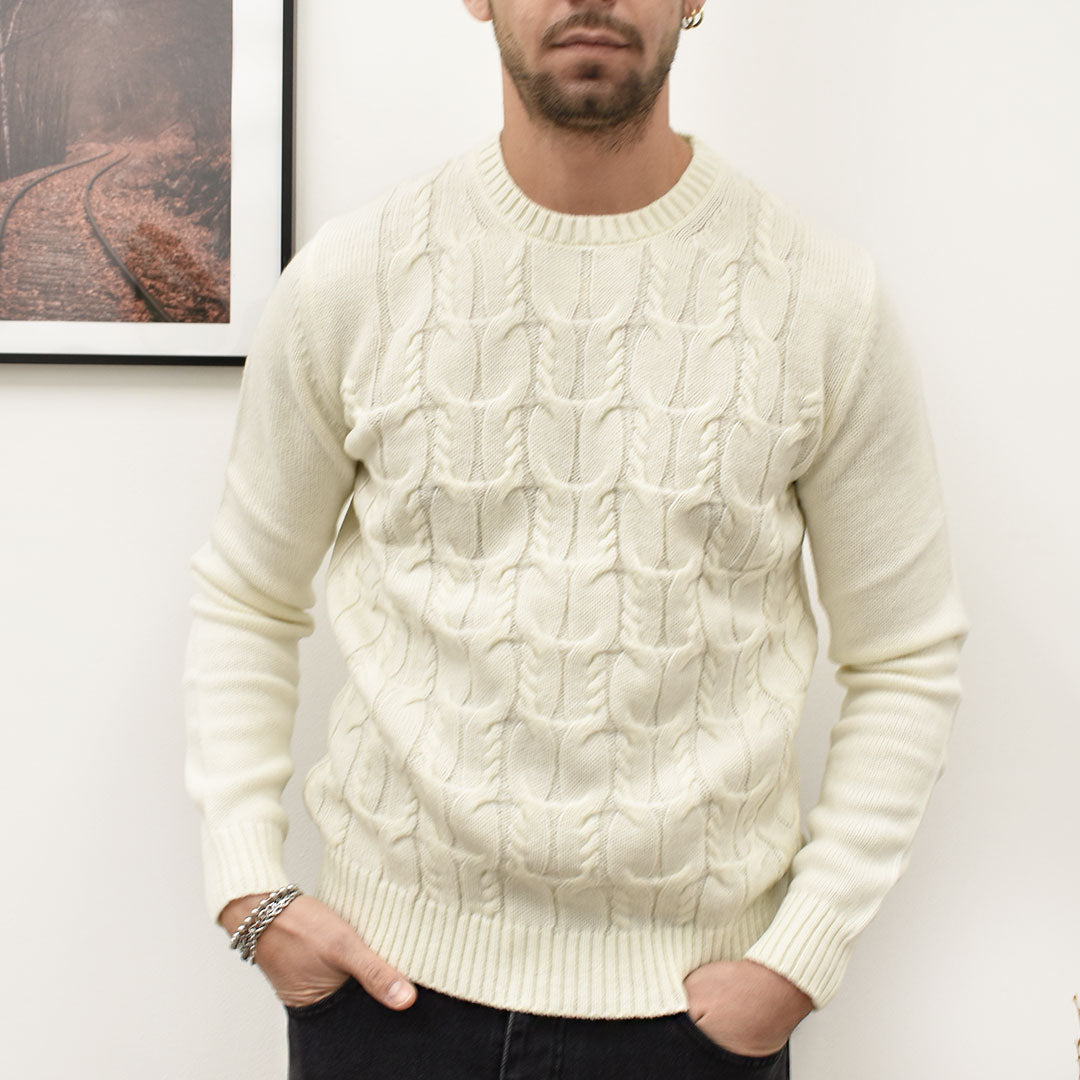 maglia girocollo trecce MARKUP MK790026