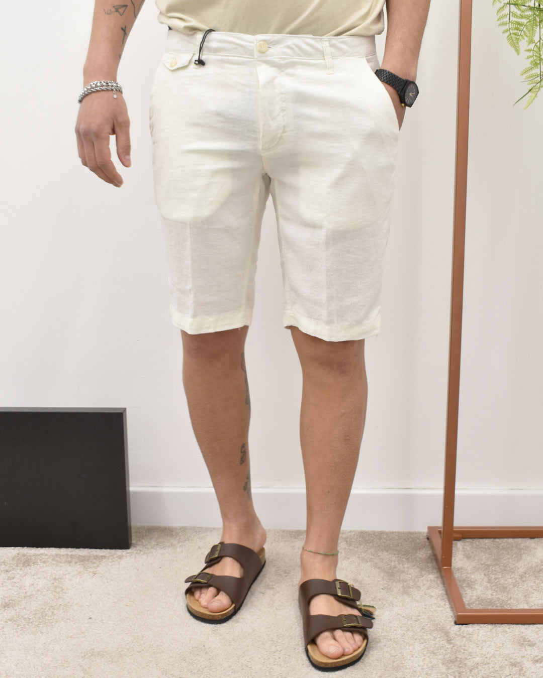 bermuda lino/cotone SQUAD FERMANI 225076