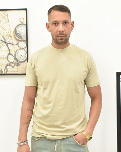 t-shirt slim collo stretto OVERD-D OC1F2W5T26