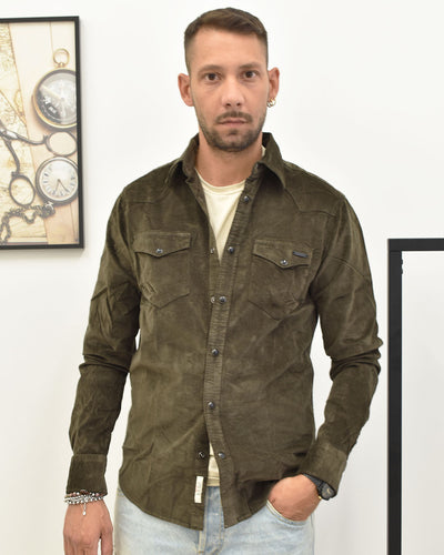 camicia velluto GIANNI LUPO GL7800S-F25