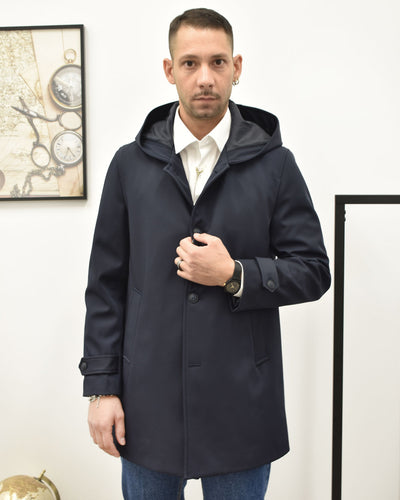 trench tecnico c/cappuccio BLACKSUNDAY RIVERSIDE