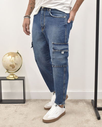jeans cargo lav.med BLACKSUNDAY ICE