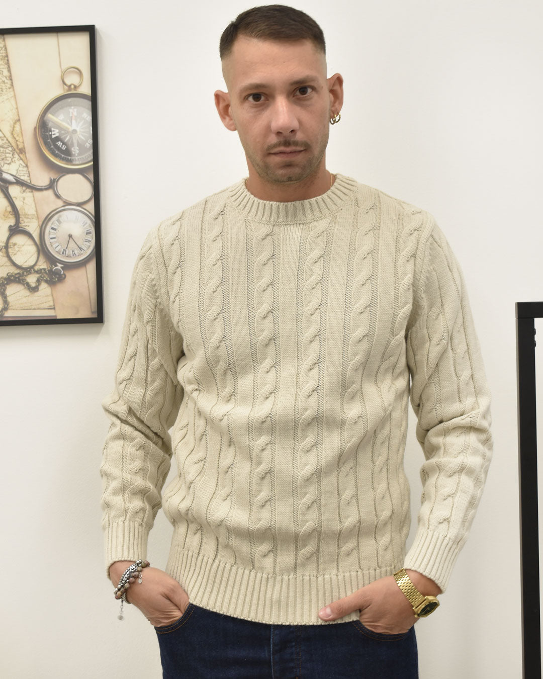 maglia trecce TELAMIRA MA2050