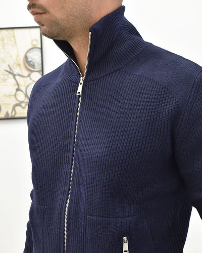 cardigan zip collo lupetto GIANNI LUPO GL35051-F25
