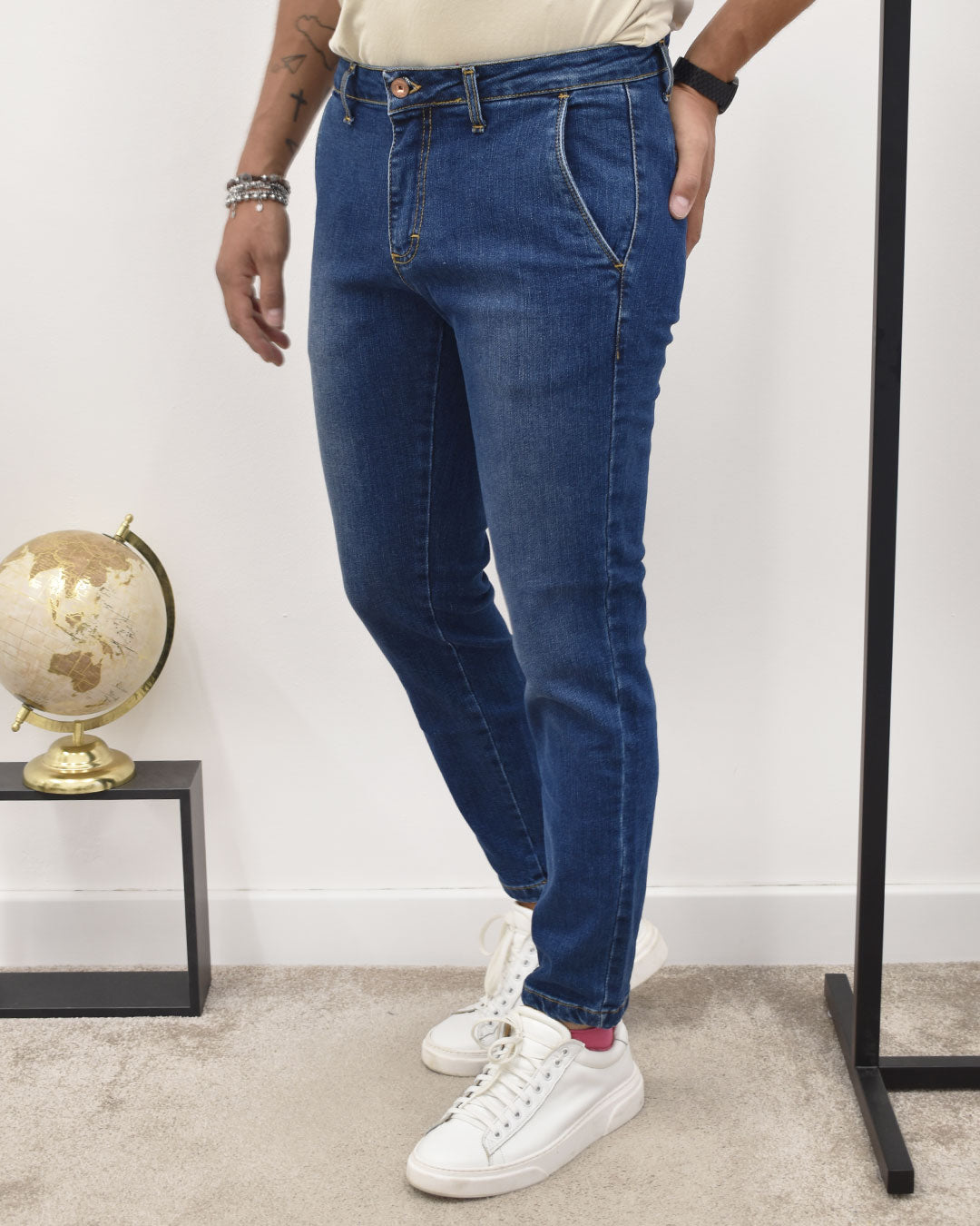 jeans capri t/a lav.med. SQUAD NAPOLI/J LAV.3