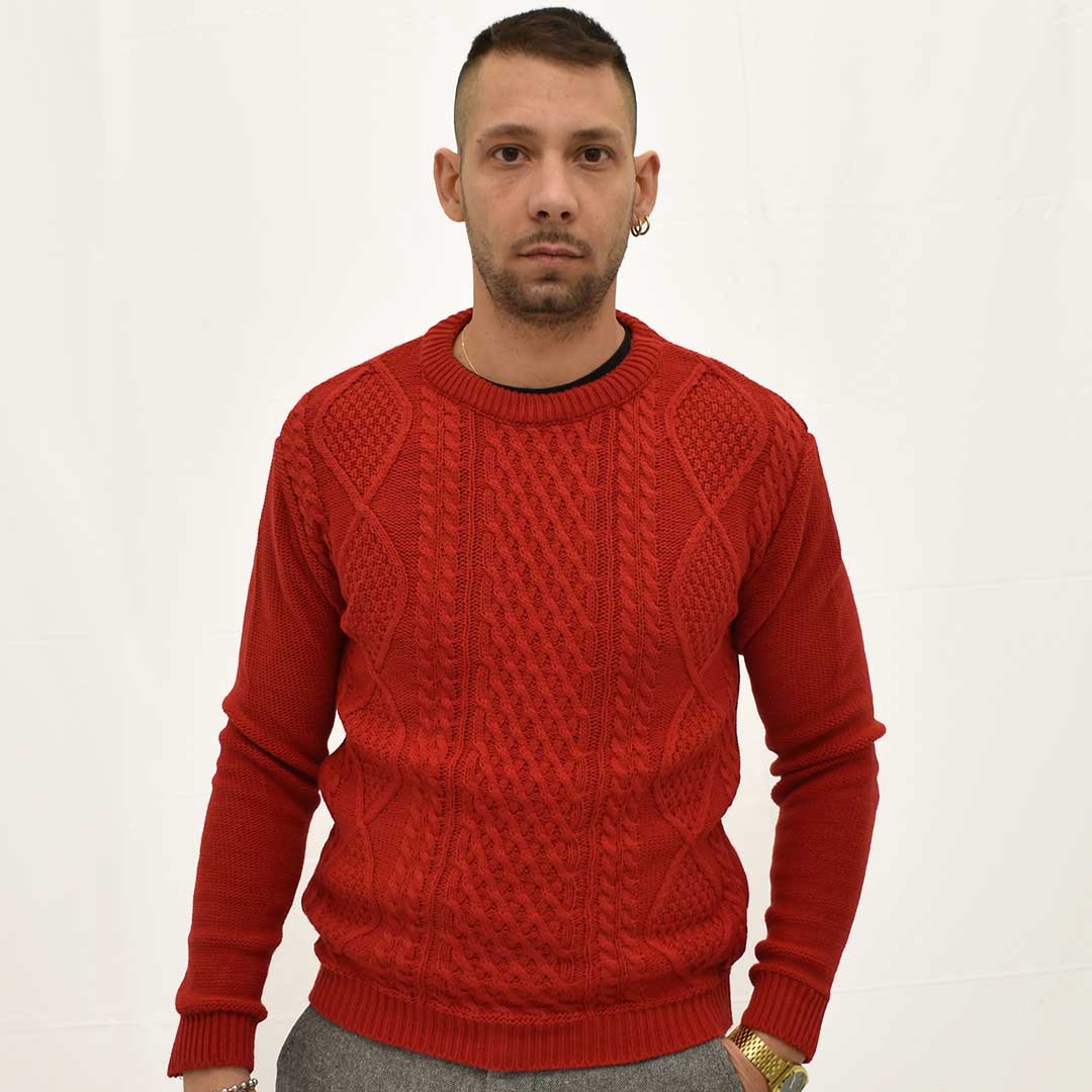 maglia giroc. intrecciata IMPERIAL M814123631